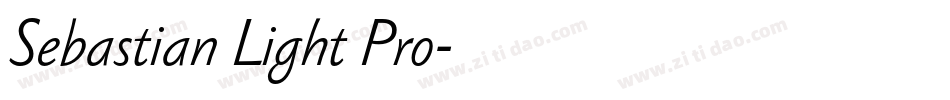 Sebastian Light Pro字体转换
